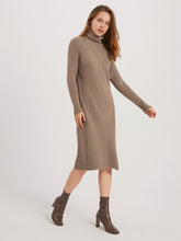 Texture Mockneck Sweater Dress